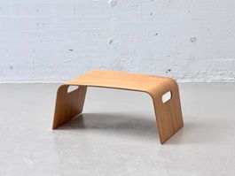 Gebogener Hocker aus Formschichtholz, 1990er Jahre