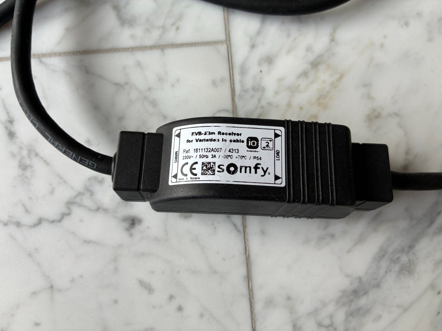 Markisen: Somfy EVB-Slim Receiver for Variation io cable Nr. 2 – Gebraucht aus Termen von Timotei 1