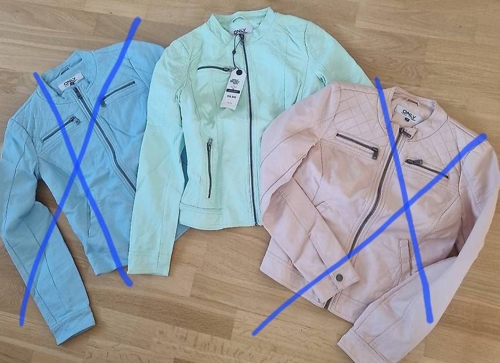 Vestes: neue Kunstlederjacke von Only – D'occasion à St. Gallen par loveric