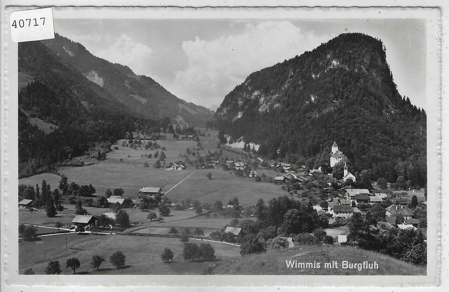 Cartes postales: Wimmis mit Burgfluh – Défectueux à Ettingen par Kartenplanet