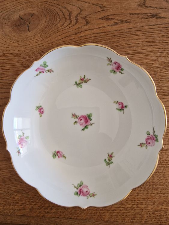 Meissen Schale, Teller Porzellan mit Rosen Dekor (Gebraucht) in ...