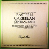 1986 / EASTERN CARIBBEAN / MÜNZENSATZ / UNZIRKULIERT !