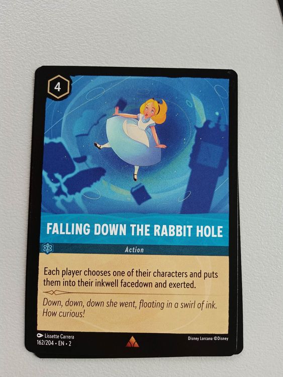 Falling Down the Rabbit - Lorcana Disney Floodborn ENGLISCH (Gebraucht ...