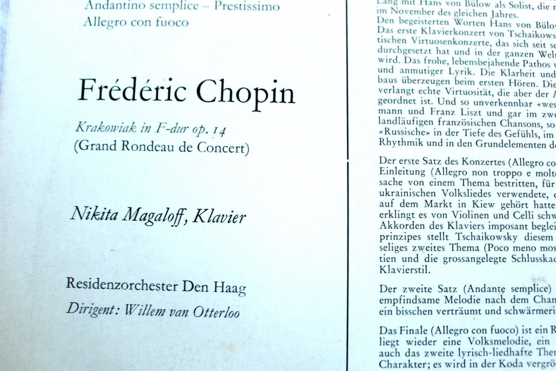 CDs: TSCHAIKOWSKY / CHOPIN: Konzerte – Gebraucht aus Bern von kultiges 5