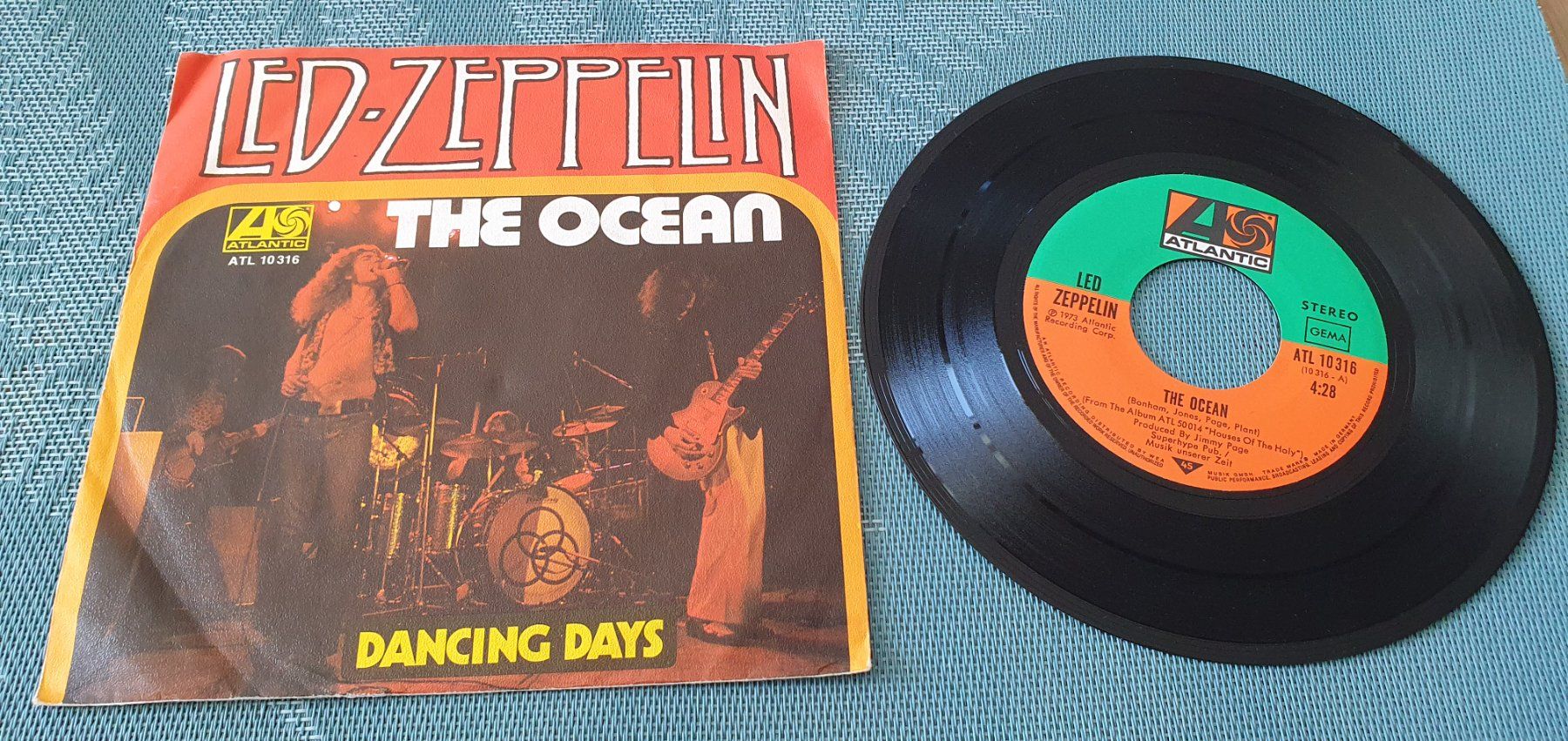 Dischi in vinile: LED ZEPPELIN, The Ocean, 7"Single, TOP! – Usato da Kreuzlingen venduto da Cdschlumpf