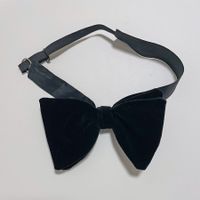 Fliege schwarz Samt Tanzen Party Theater Oper Hochzeit