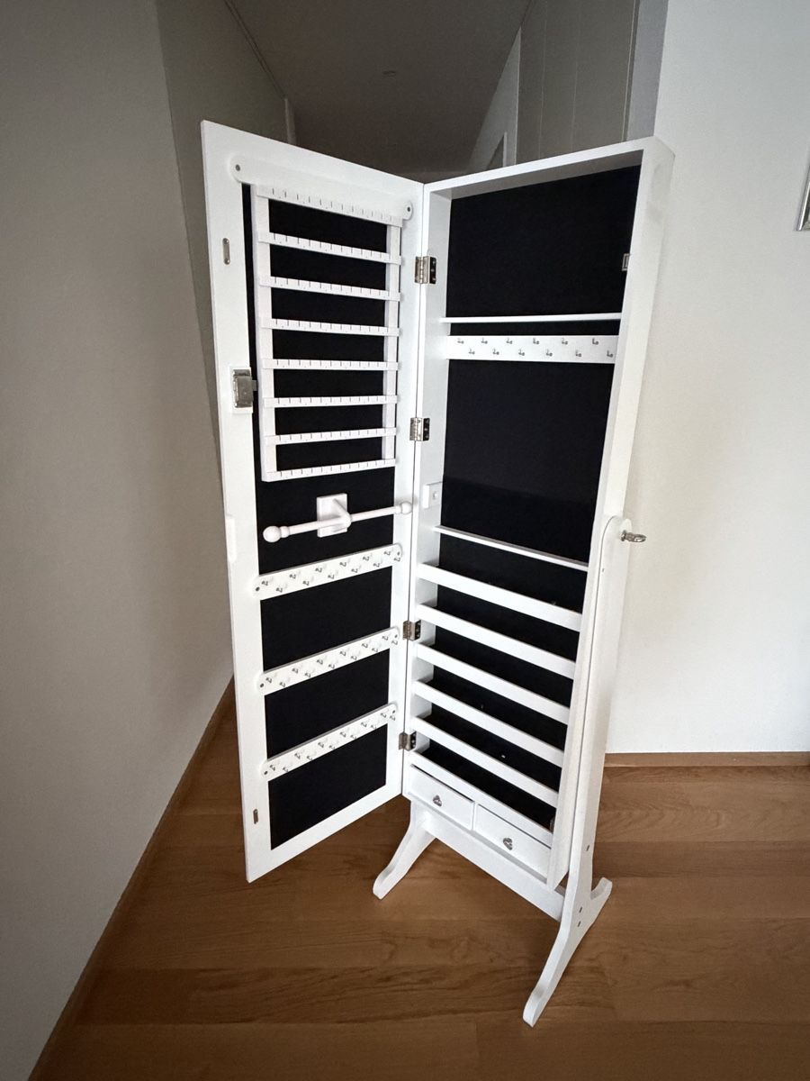 Anhänger: Schmuckschrank weiss mit Spiegel – Gebraucht aus Root von ArEl85 2