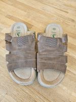 Leichte Pantoletten / Sandalen Gr.41 Neuwertig dunkelbraun