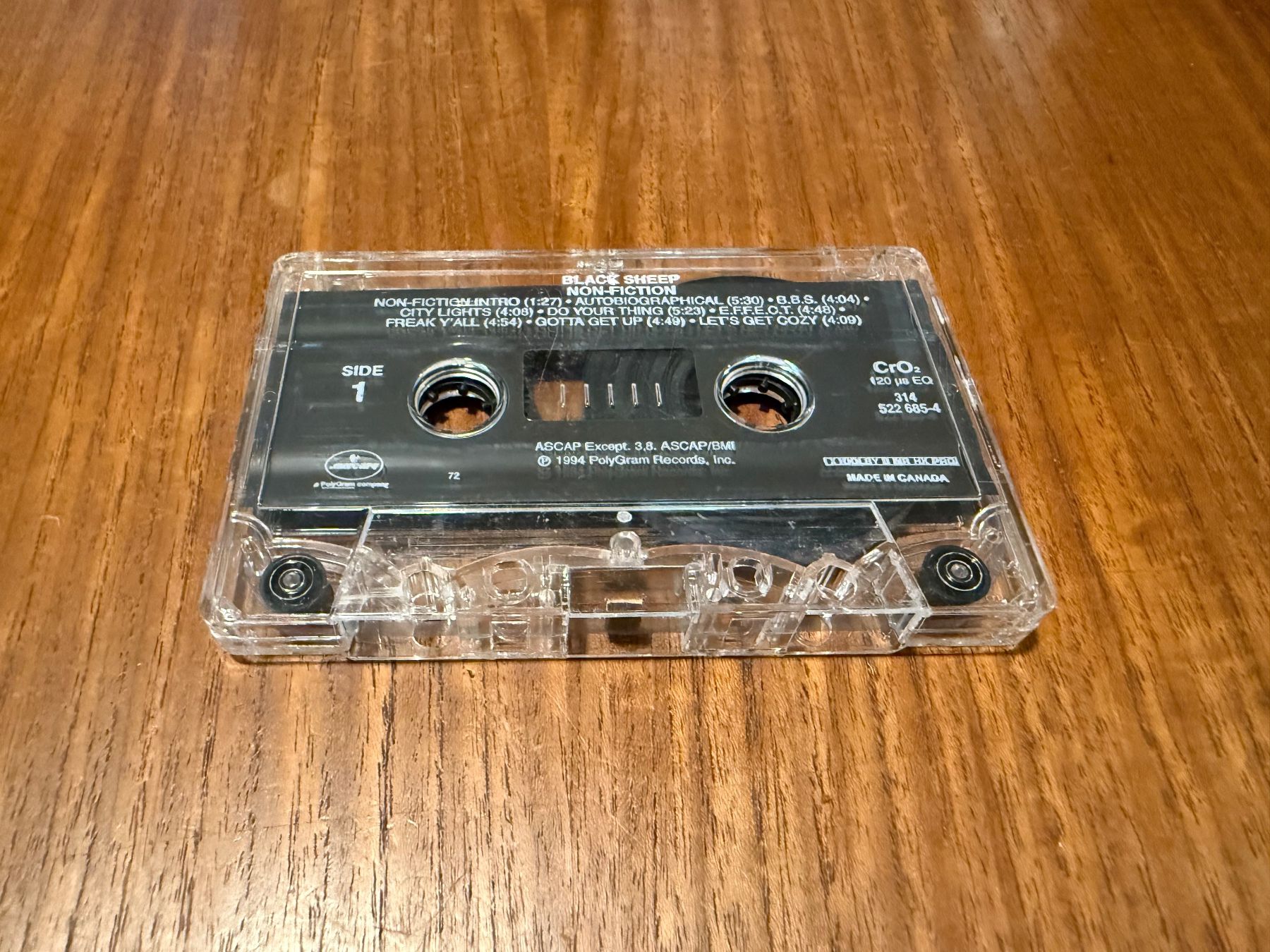 Musicassette: Black Sheep - Non-Fiction / US 1994 MC – Usato da Delémont venduto da cpop 2