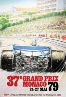 Blechschild-GRAND PRIX MONACO 1979