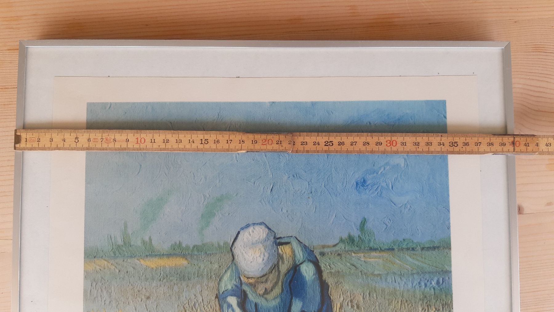Posters & Illustrations: Vincent Van Gogh - Kornbinderin, Gerahmtes Bild – D'occasion à Oey par Parkplatzbrocki 4