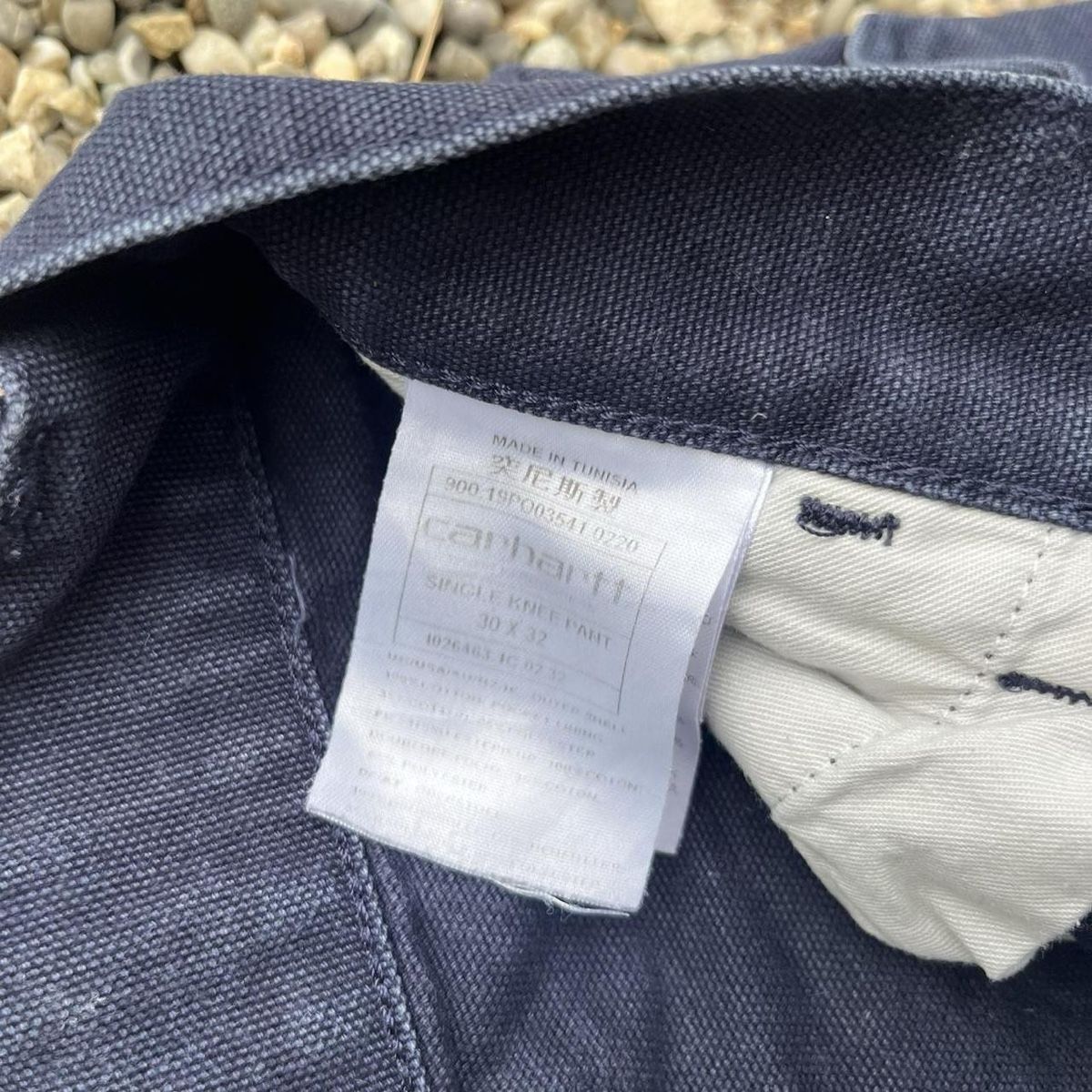 Carhartt Pantaloni: Carhartt WIP Workpants Single Knee Navy – Usato da Riehen venduto da art_c76v 4