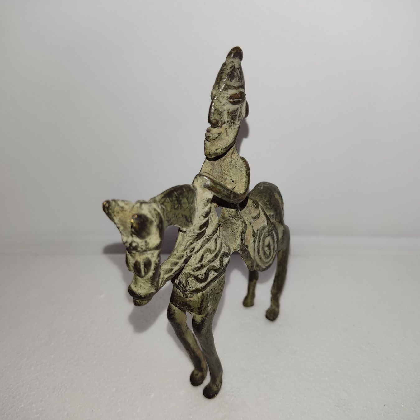 Statuette: Dogon Reiter Figur, 14 cm Hoch – Usato da Rieden SG venduto da res1291 4