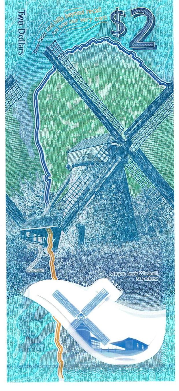 Banconote: Barbados 2 Dollars ND Polymer P-80 UNZ – Nuovo (secondo la descrizione) da Steffisburg venduto da ber_8htf 1