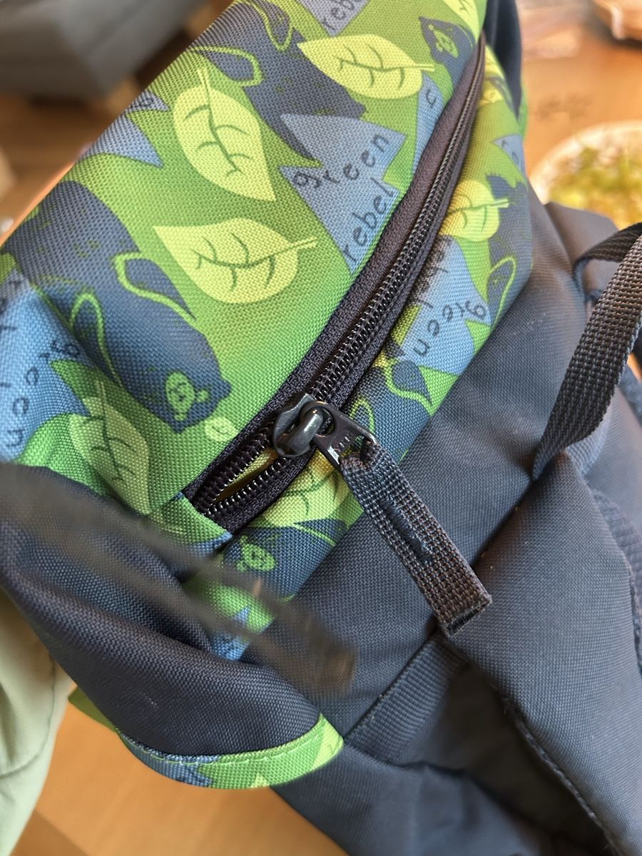 Vaude Borse & Zaini: Vaude Kinderrucksack Puck 14, Grün/Blau – Usato da Staufen venduto da Butterflower 3