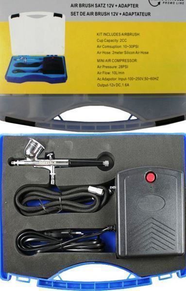 Kit bricolage: Airbrush-Kit mit Mini-Kompressor  220V – Nuovo e nell'imballaggio originale da St. Gallen venduto da schnaeppchen-preise