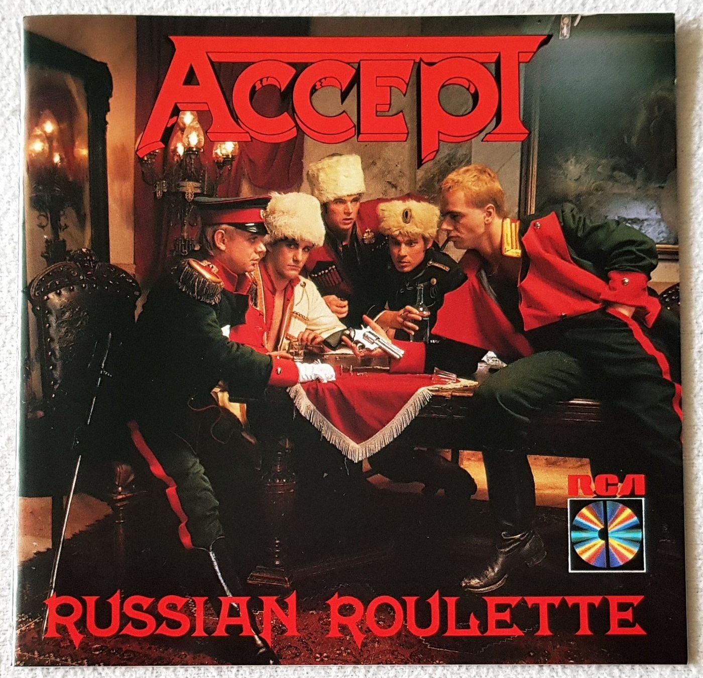 CD: Accept ‎– Russian Roulette - CD - 1986 - First Press - RCA ‎ – Usato da Uster venduto da Zardodel