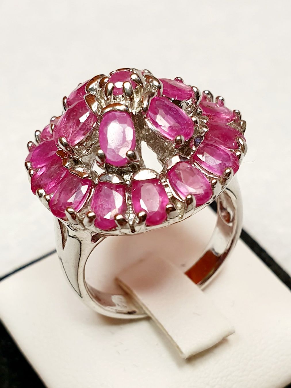 Bagues: Rubin Ring, Silber 925, neu ! – Neuf avec emballage d'origine à Zürich par adriben 3