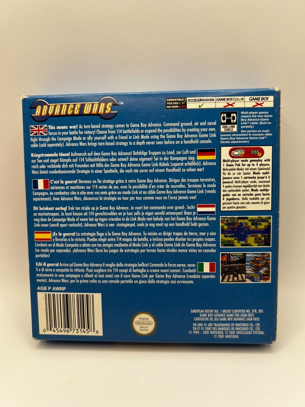 Spiele: Advance Wars mit OVP - Gameboy Advance – Gebraucht aus Frauenfeld von bigauditor 1