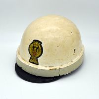 Motorradhelm der Polizia Stradale 70er Jahre