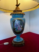 Antik Tischlampe Handbemalt  Signiert A. Maglin