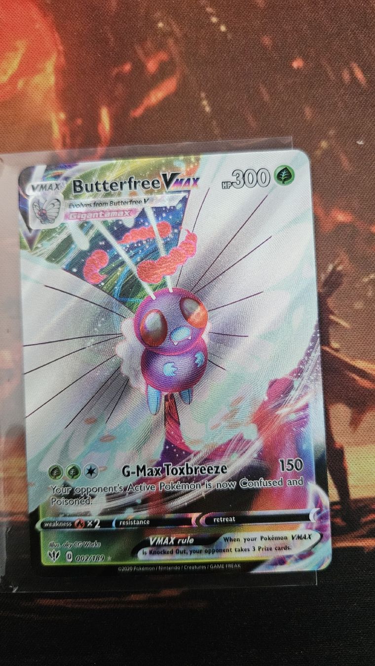 Pokémon Carte collezionabili: butterfree vmax 002/189 – Nuovo (secondo la descrizione) da Castel San Pietro venduto da pie_k8j6