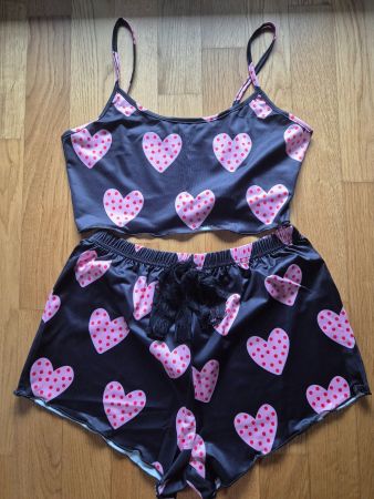 Sommerliches Set mit Herzen - Neuwertig! Gr. S