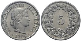 5 Rappen 1906 (05)