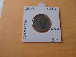 Monaco 1951, 20 Francs   unz