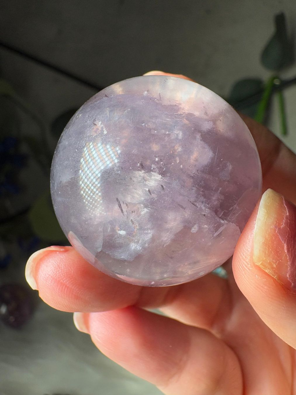 Mineralien & Heilsteine: Lila Fluorit mit Glimmer – Neu und originalverpackt aus Neuheim von m.hald 2