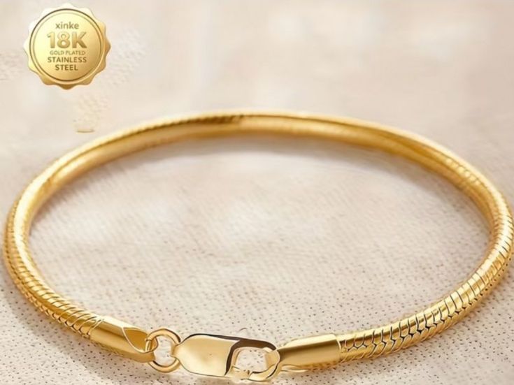 Bracciali & Braccialetti: Luxus Elegante 18 cm Armband Farbe :Gold – Nuovo (secondo la descrizione) da Biel-Bienne venduto da Roserosse13 4