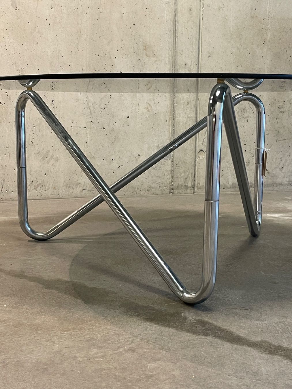 Tavoli: Stahlrohr Coffee Table/Couchtisch 1970er – Usato da Zürich venduto da starch.studio 3