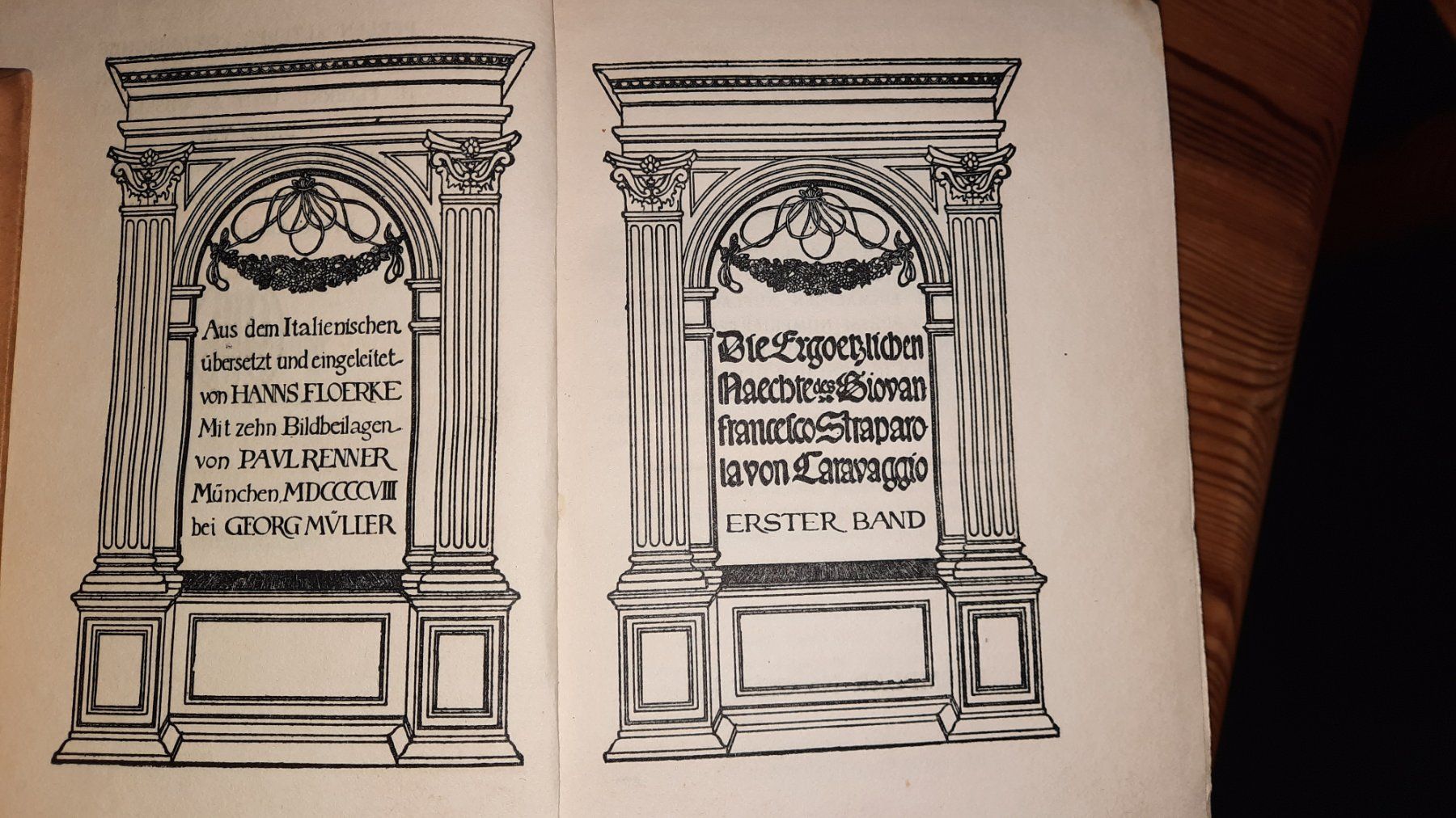 Libri: DIE ERGÖTZLICHEN NÄCHTE  von Giovanfrancesco Straparola – Usato da zürich venduto da gabab 3