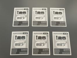 6 USA Panini Sticker 