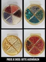 Rocailles Perlen in 4 versch. Farbsorten für Schmuck / NEU