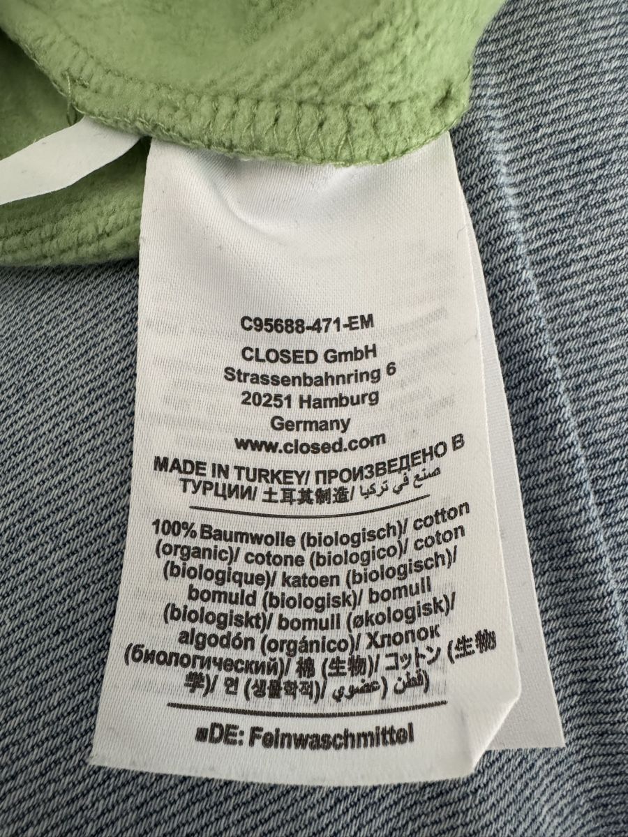 Closed Maglioni & Felpe: Closed Pullover, Grösse XS, Farbe Grün mit Schriftzug! – Usato da Solothurn venduto da coko01 3