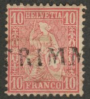 CH - Sitz. Helvetia - Zst. Nr. 38 - Trimmis GR