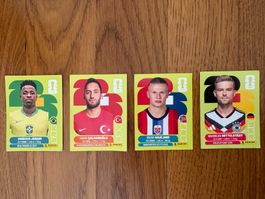 Panini BRA 14, TUR 11, GER 9, NOR 15