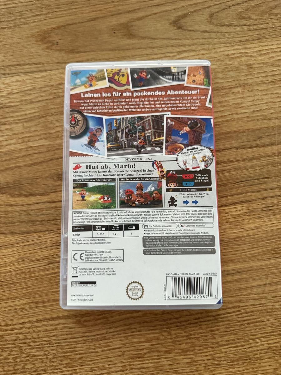 Nintendo Giochi: Super Mario Odyssey Switch Spiel  – Nuovo (secondo la descrizione) da Intschi venduto da sam_t5kc 2