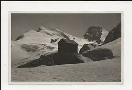 AK ca.1940 Britanniahütte S.A.C. g.Strahl- und Rimpfischhorn
