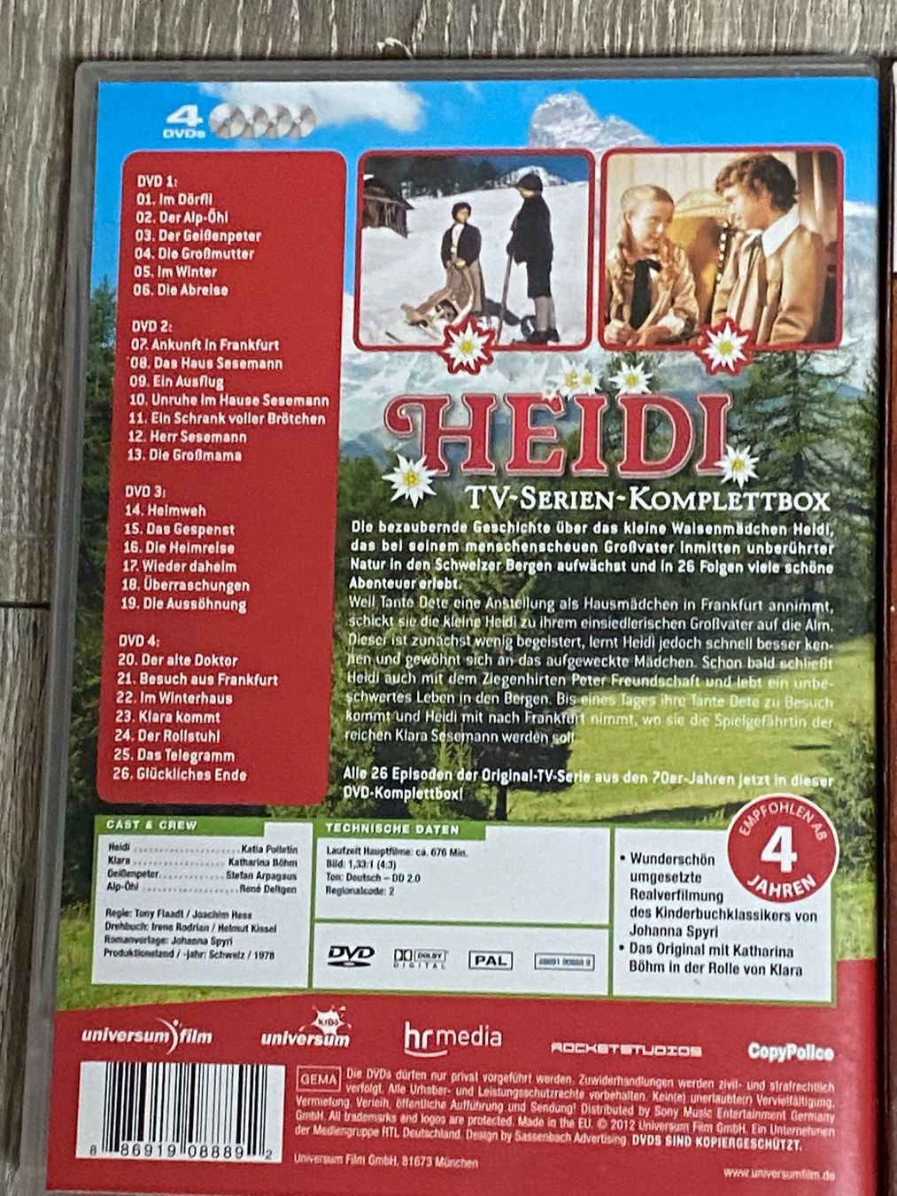 Alle DVDs: Heidi + Michel 8x – Gebraucht aus Muri b. Bern von AdidasCollector 8