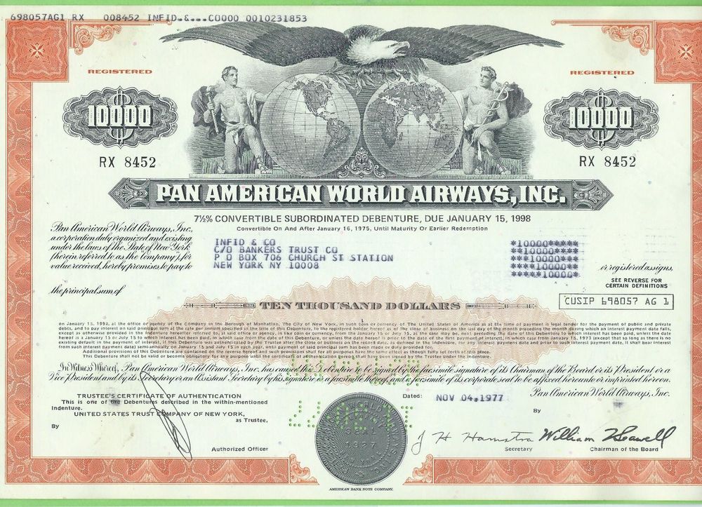 Pan American World Airways Inc. 1977 Kaufen auf Ricardo