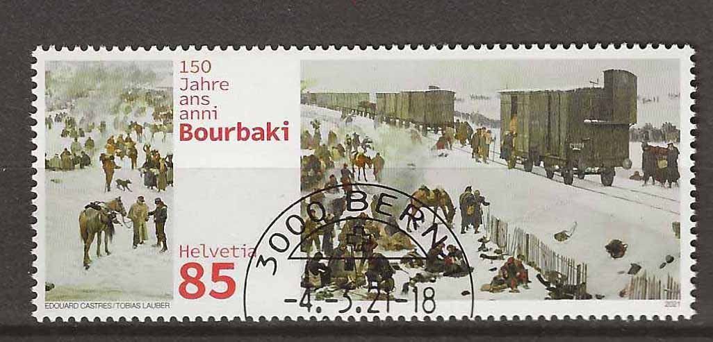 Tutti i francobolli: M1817 - 150 ans internement Bourbaki  1er jour – Usato da Trélex venduto da Phil_Albert