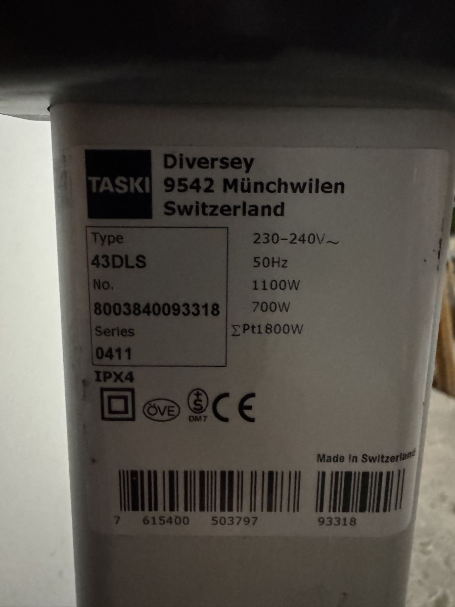 Tutte le macchine: Taski ergodisc 165 Einscheibenmaschine - Top Zustand! – Usato da Staad SG venduto da FaMo-moto 4