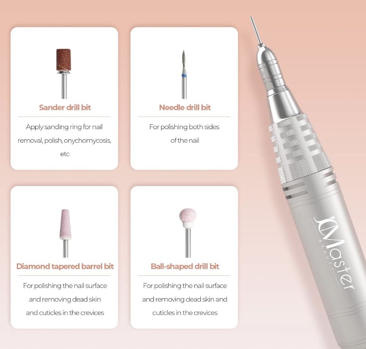 Manicure: Nagelfräser Elektrofeile Neuwertig JCMaster JMD-108 – Nuovo (secondo la descrizione) da Luterbach venduto da  6