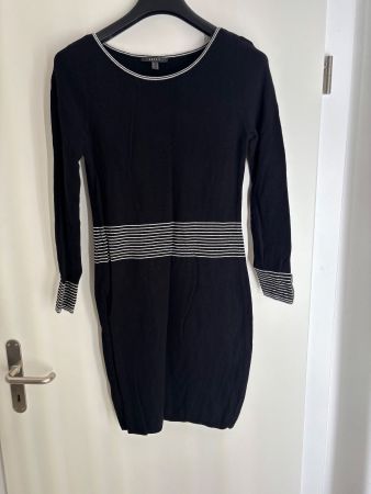 Esprit Strickkleid, schwarz/weiss, Grösse S, NEU!