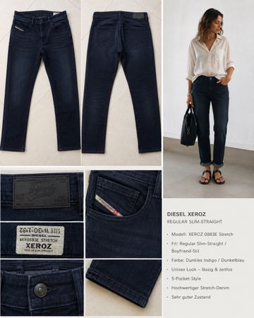 Diesel Xeroz Regular Slim-Straight Jeans – W30/L32