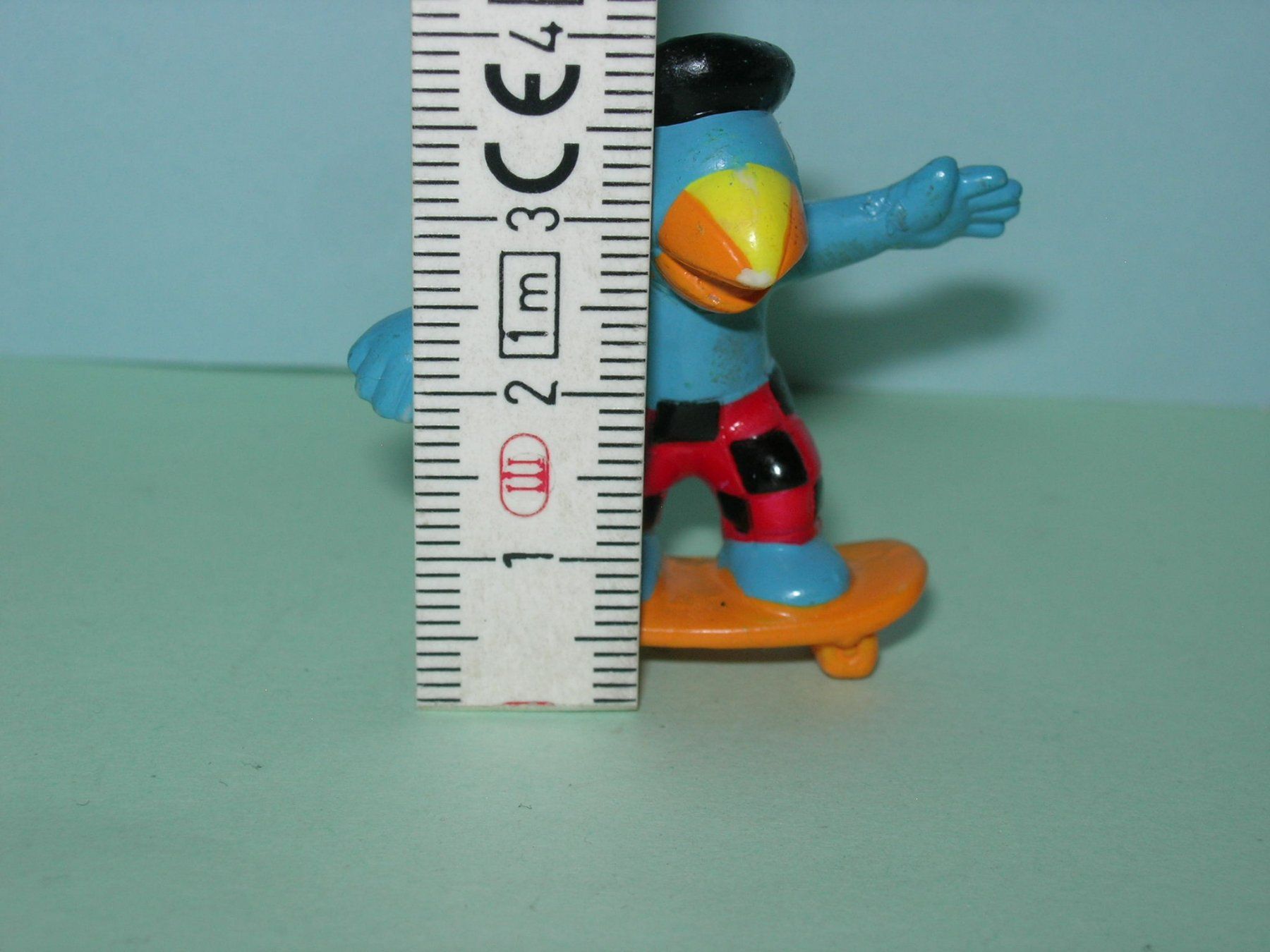 Figuren: Globi als Skateboard- Rollbrettfahrer, Minifigur – Gebraucht aus Hornussen von Corvette- 4