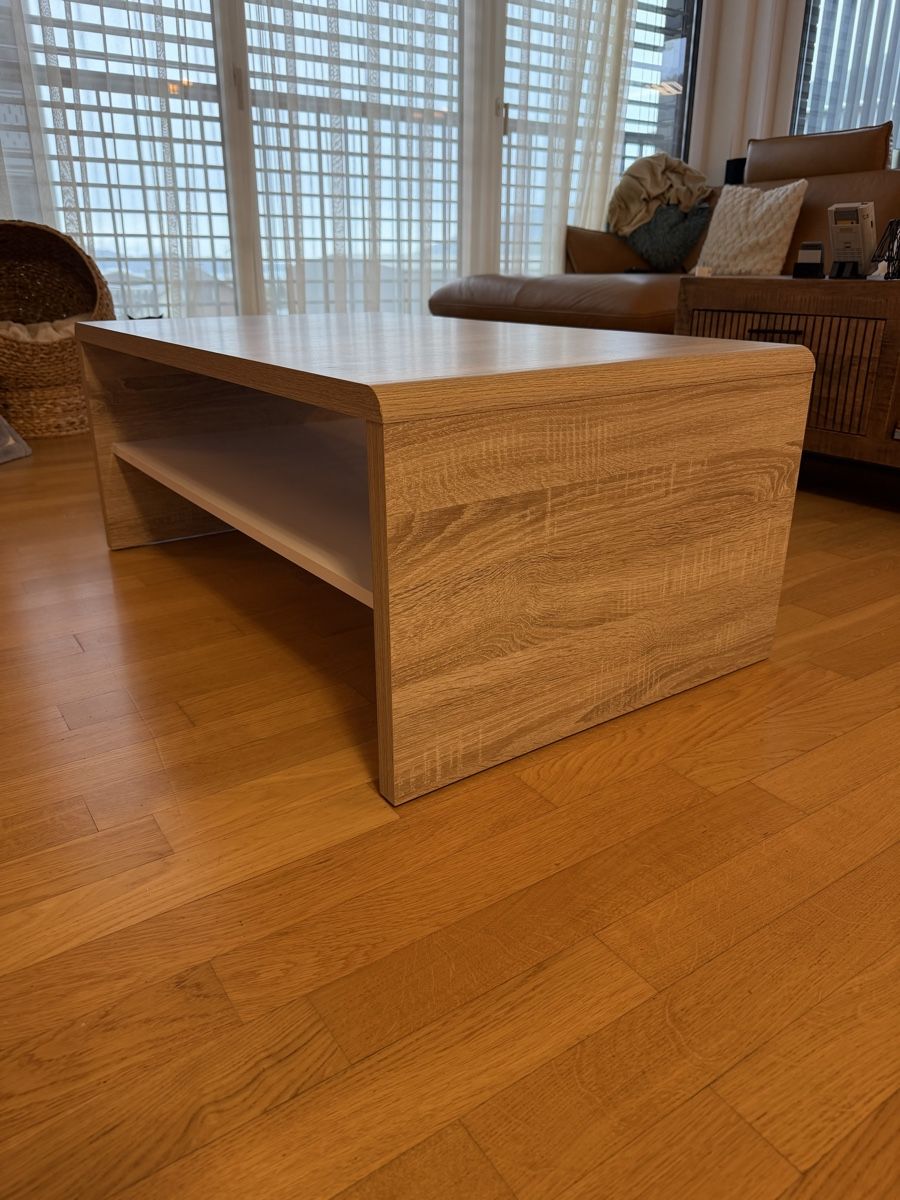 Tavoli: Conforama Couchtisch Eichenoptik mit weisser Ablagefläche – Usato da Oberarth venduto da kva_nh9k 2