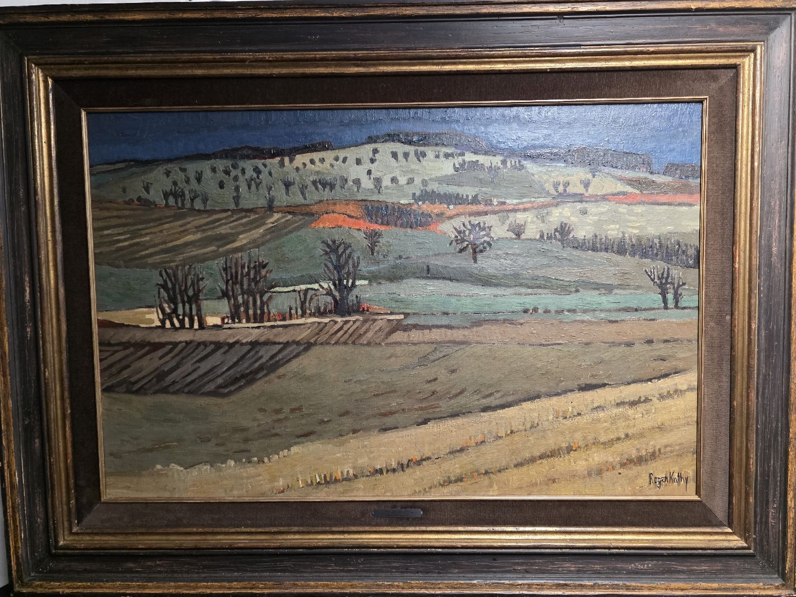 Dipinti: Antikes Roger Kathy Original Gemälde "en automne" Herbstbild – Usato da Wolfertswil venduto da Antiko